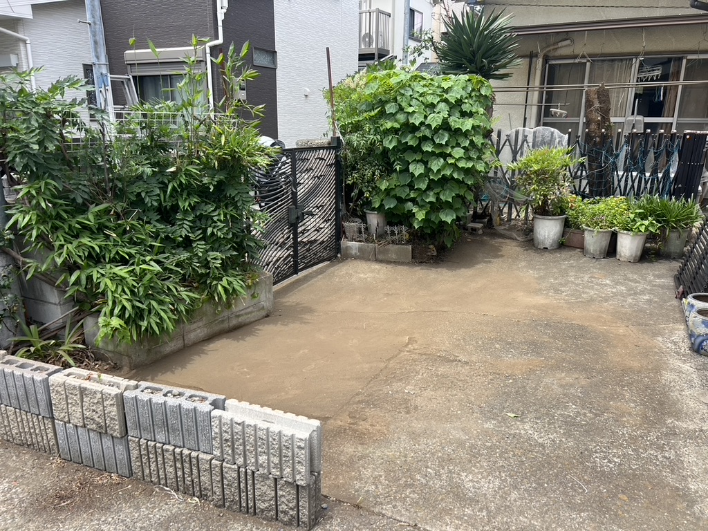庭まわり片付け施工後